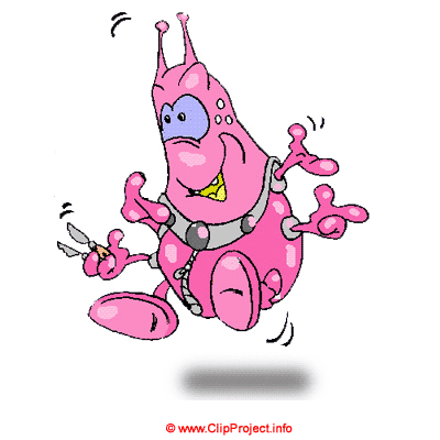 Alien Comicfigur Clipart kostenlos