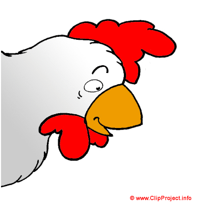 Huhn Cartoon Clipart Bild kostenlos