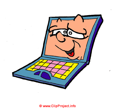 Laptop Bild Clipart kostenlos