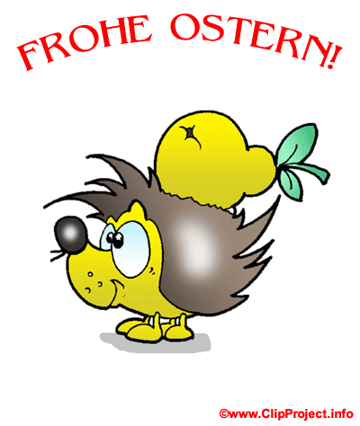 Igel Clipart, Osterbilder kostenlos herunterladen