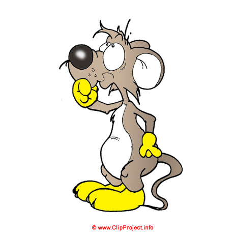 Cartoon Maus Clipart Bild kostenlos