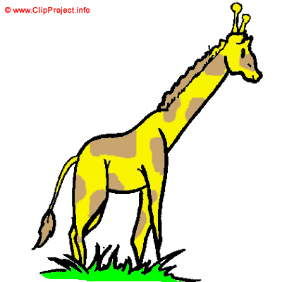 Giraffe Clipart Bild kostenlos