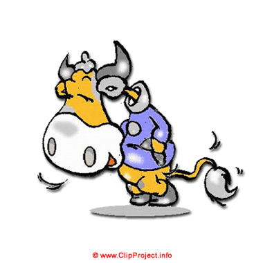 Kuh Cartoonbild Clipart Bild kostenlos
