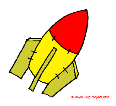 Rakete Clipart Bild kostenlos