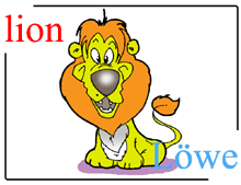 Dictionary Lion / Löwe