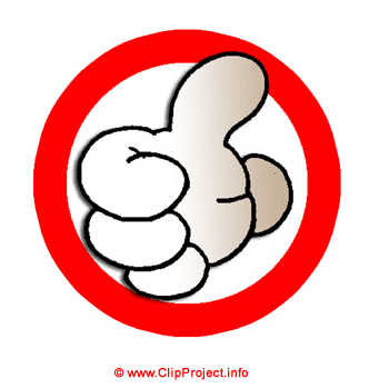 Hand OK! Cartoon / Clipart Gif