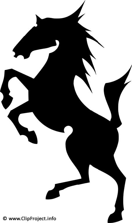 Pferd Clipart Silhouette Bild