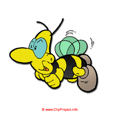 Biene, Comics, Clip-Art kostenlos