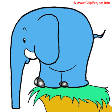 Elefant / Clipart kostenlos