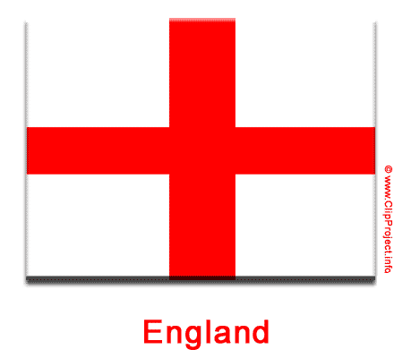 Fahne England, Clipart kostenlos