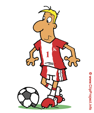 Cartoon Fußballspieler Clipart