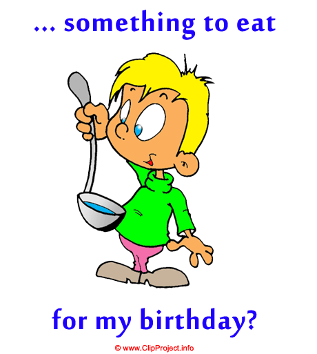 Funny E-Card zum Geburtstag Clipart