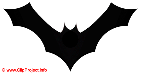 Fledermaus Clipart Bild zu Halloween