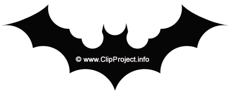 Fledermaus Clipart Bild zu Halloween