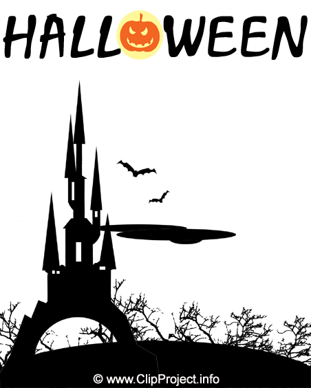 Halloween Grusskarte Clipart Pic