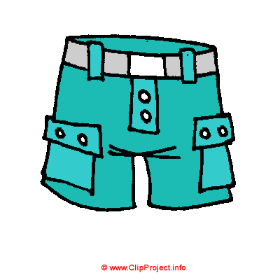 Kurze Jeanshose, Gif Clipart kostenlos herunterladen