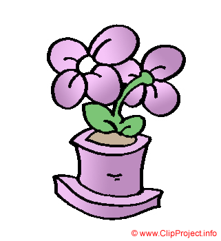 Lila Blumen Clipart