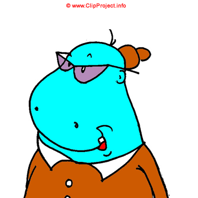 Hippo Clipart Bild kostenlos