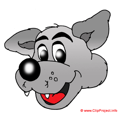 Wolf Clipart Bild kostenlos