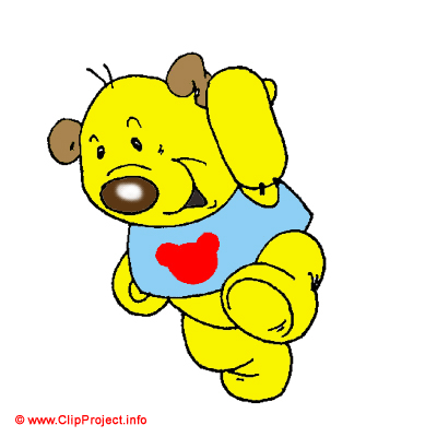 Cartoon Bär Clipart Bild kostenlos