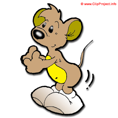 Cartoonfigur Maus Clipart Bild kostenlos