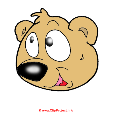 Cartoonbär Clipart Bild kostenlos