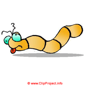 Wurm Clipart Bild kostenlos