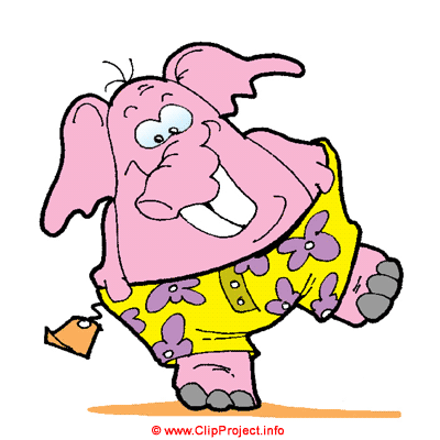 Elefant Clipart Bild kostenlos