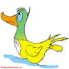 Cartoonente Clipart Bild gratis