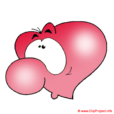 Cartoon Herz Clipart-Grafik