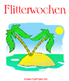 Flitterwochen Urlaub Clipart zum Valentinstag