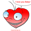 I love you Clipart-Bild