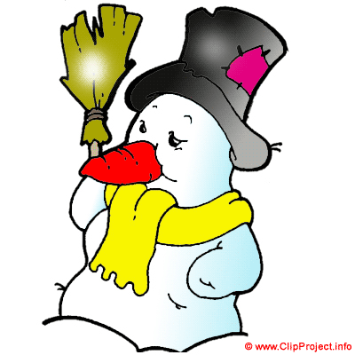 Schneemann Gif Clipart gratis download