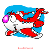 Flugzeug Cartoon Clipart