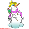 Bilder zu Silvester kostenlos - Schneemann Clipart Bild