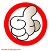 Cartoon Hand Clipart gratis