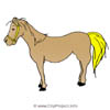 Cartoon Pferd Clipart kostenlos