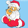 Weihnachten Cliparts - Weihnachtsmann Clipart Bild