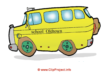 Schulbus Clipart-Bild