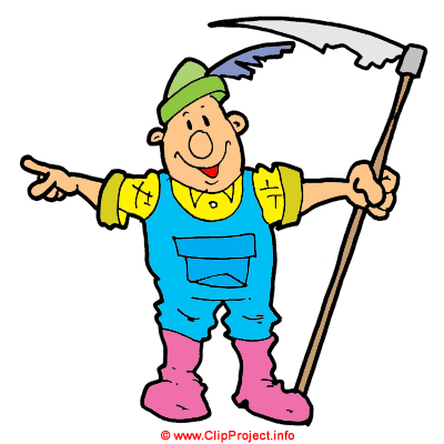 Bauer Cartoon-Clipart kostenlos