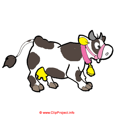 Kalb auf dem Bauernhof Clipart-Bild