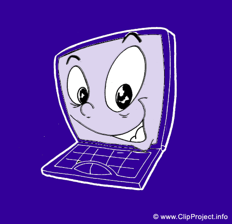 Notebook-Computer Clipart Bild kostenlos