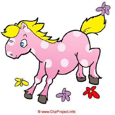 Pony, Pferd Clipart Bild kostenlos